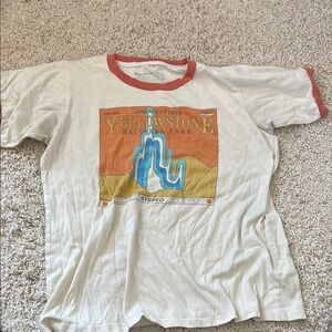 Parks Project Yellowstone Graphic Tee - Cream and Red